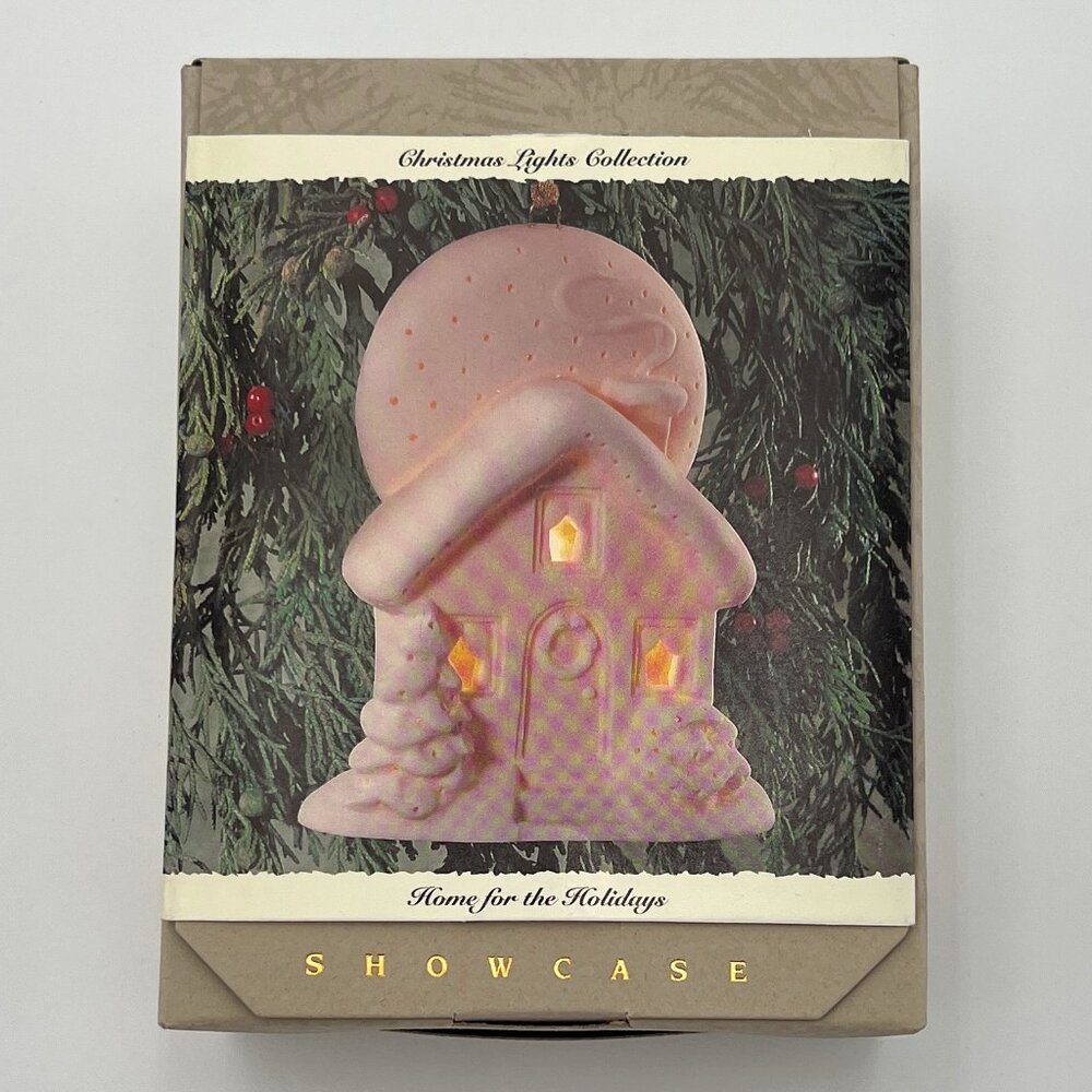 Vintage 1994 Hallmark Keepsake Christmas Lights Collection Home for the Holidays